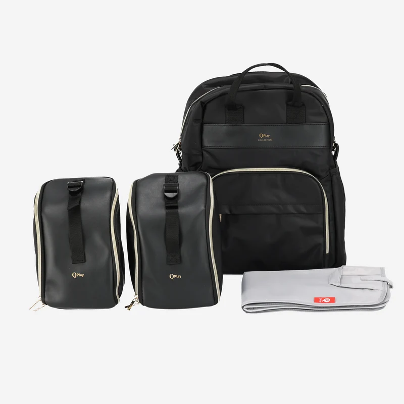 Qplay Luiertas Set Zwart