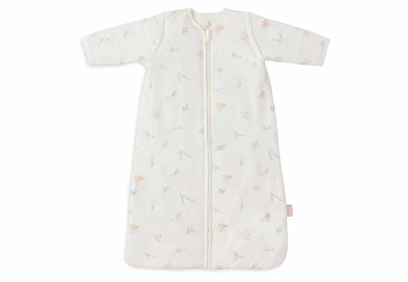 Jollein Baby Schlafsack Lovely Birds mit abnehmbaren Ärmeln