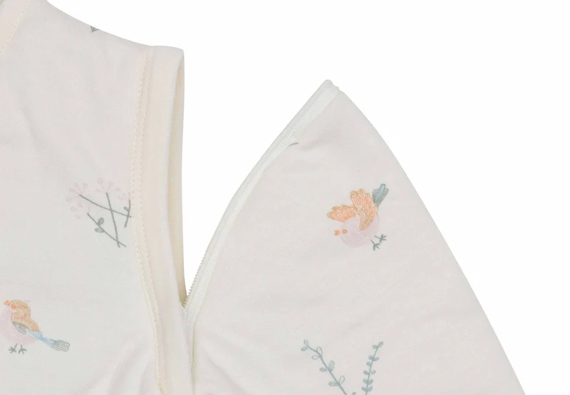 Jollein Baby Schlafsack Lovely Birds mit abnehmbaren Ärmeln