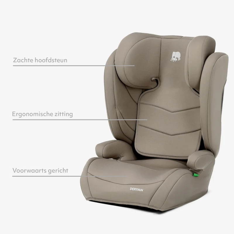 Charlie Basic i-Size-Autokindersitz 100–150 cm – Truffle Nougat