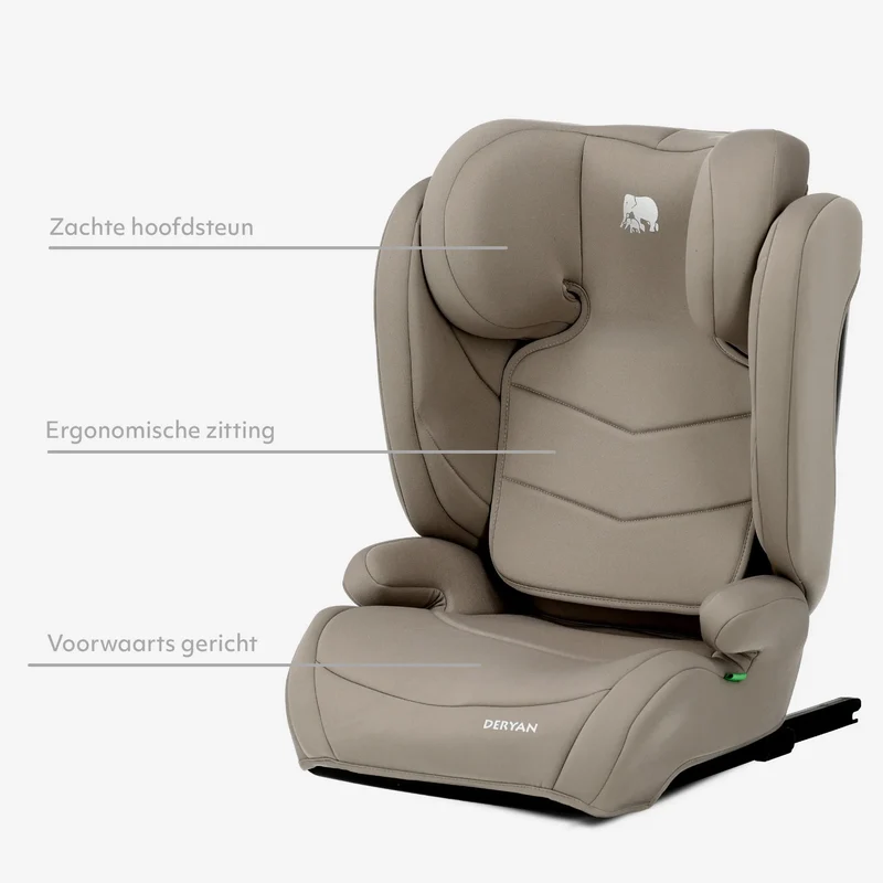 Charlie Luxe i-Size-Autokindersitz 100–150 cm – Truffle Nougat