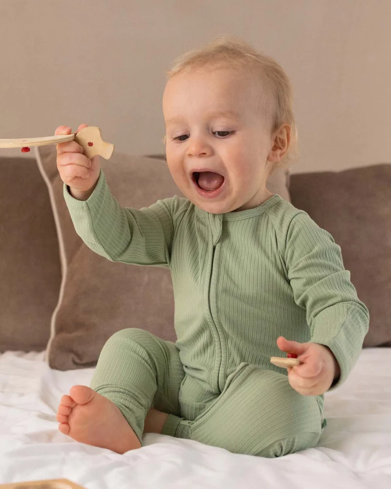 BABYGO® Schlafanzug mit Reißverschluss | 2er-Pack