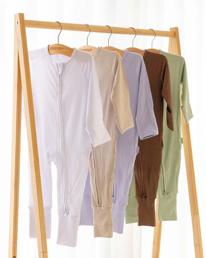 BABYGO® Schlafanzug mit Reißverschluss | 2er-Pack