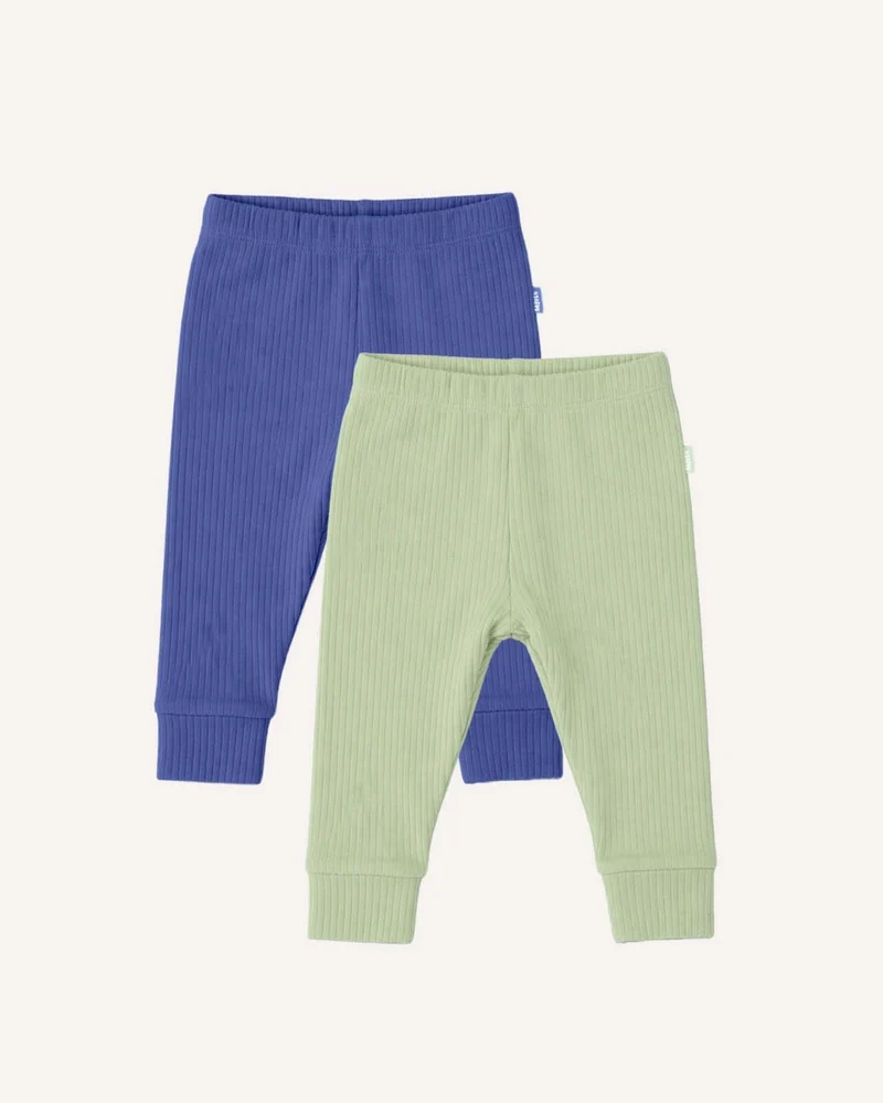 BABYGO® Gerippte Baby-Leggings | 2er-Pack