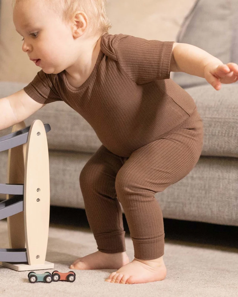 BABYGO® Gerippte Baby-Leggings | 2er-Pack