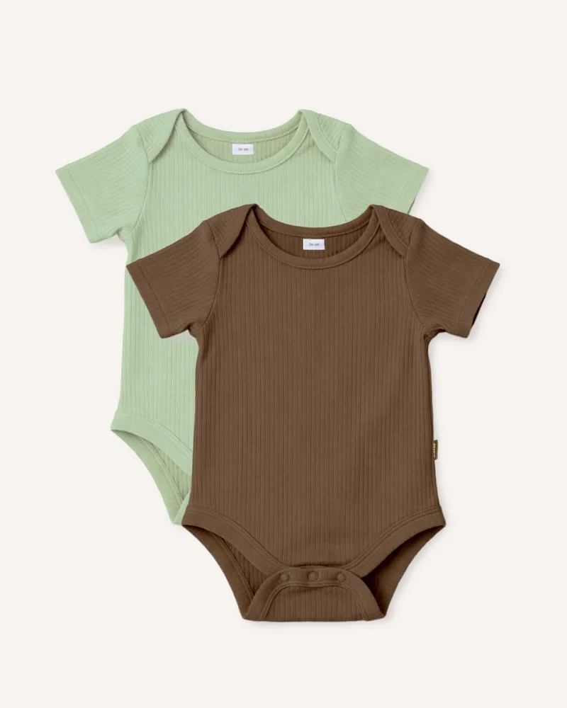 BABYGO® Kurzarm-Babybody | 2er-Pack
