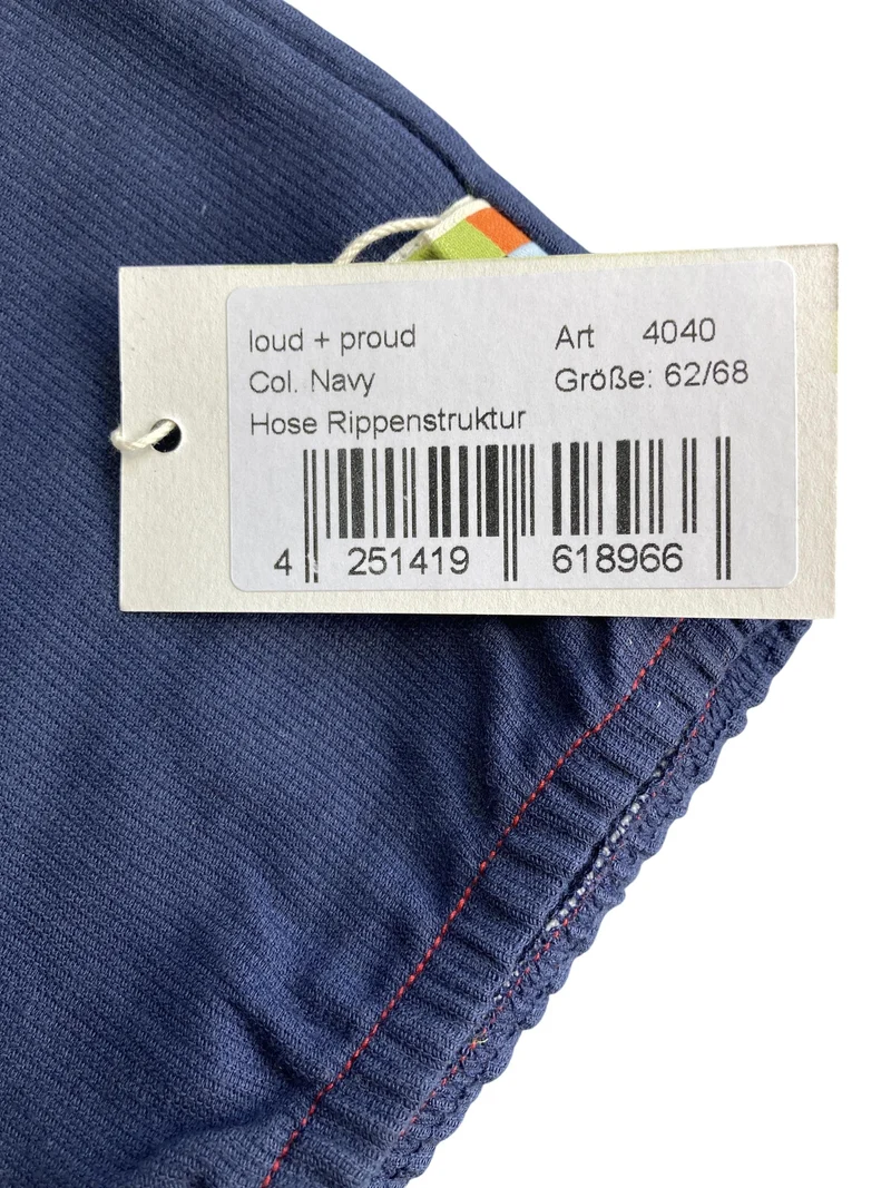 Loud + Proud Hose Rippenstruktur 62 | 03m