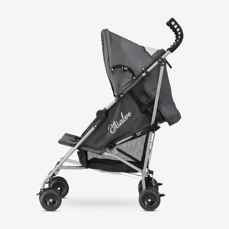Asalvo Buggy - Paraplu Buggy - Compact Inklapbaar - Grijs/Créme