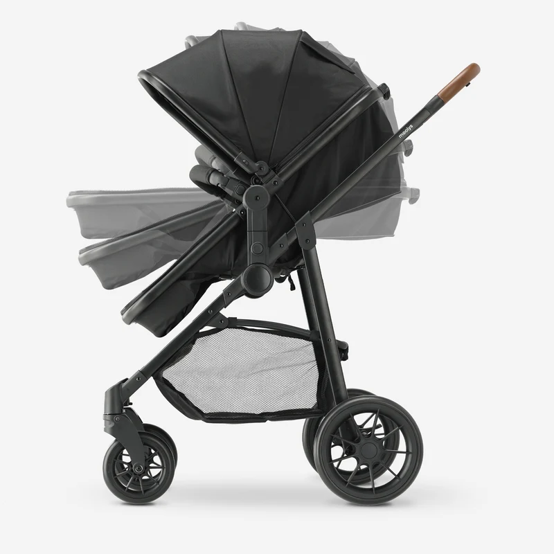 Mooiys Kai Kinderwagen - 3-in-1 reissysteem kinderwagen - Zwart
