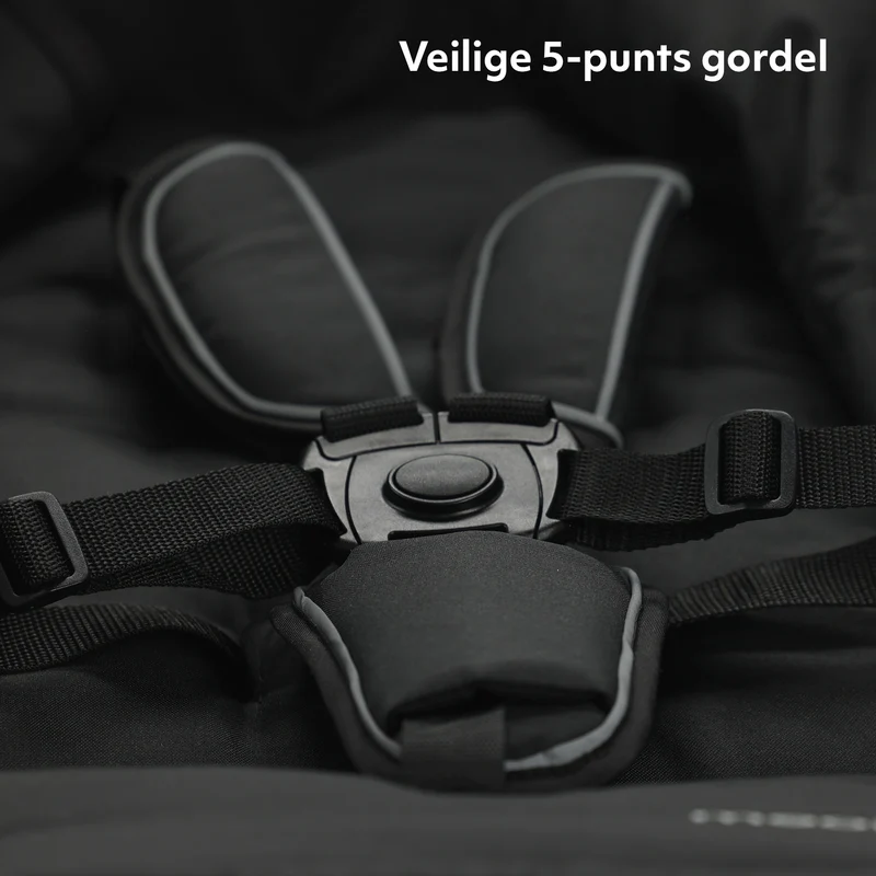 Mooiys Cruze Jogger Laufkinderwagen – Schwarz