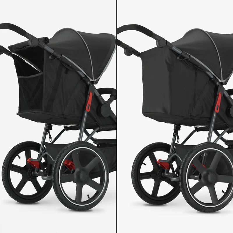 Mooiys Cruze Jogger Laufkinderwagen – Schwarz