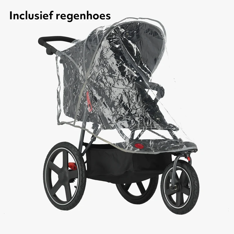 Mooiys Cruze Jogger Laufkinderwagen – Schwarz