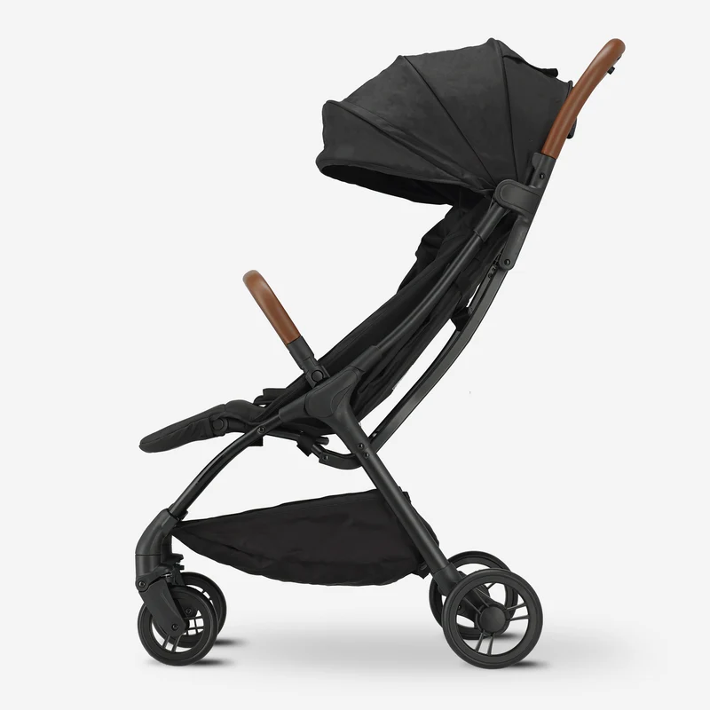 Mooiys Ash Buggy – Kompakter Kinderwagen – Schwarz