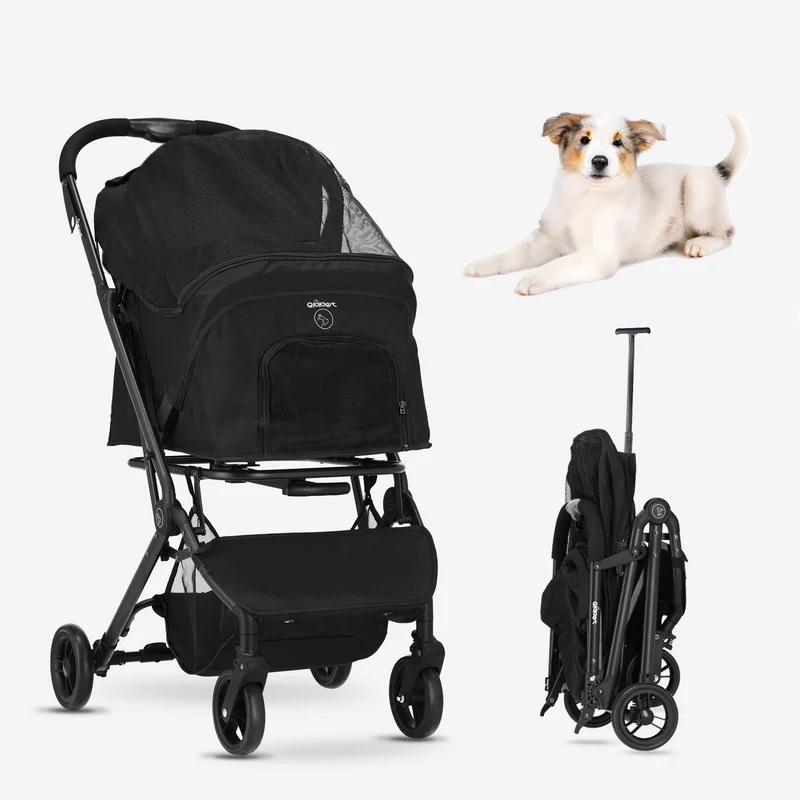 Qplay QPPet Hondenbuggy Zwart