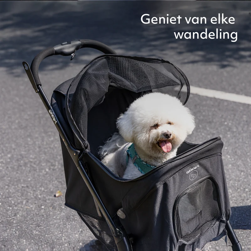 Qplay QPPet Hondenbuggy Zwart