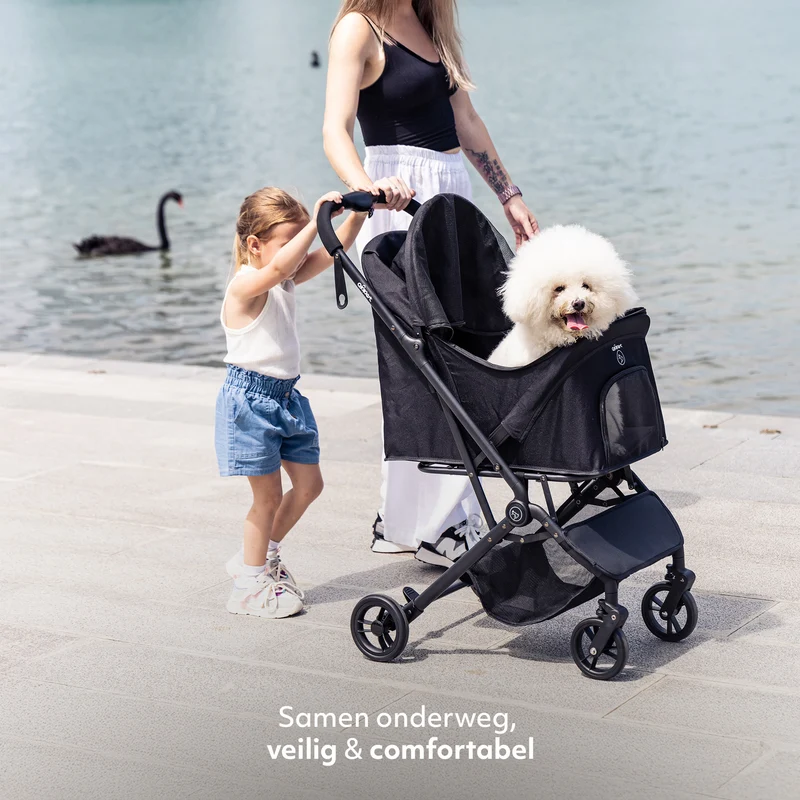Qplay QPPet Hondenbuggy Zwart