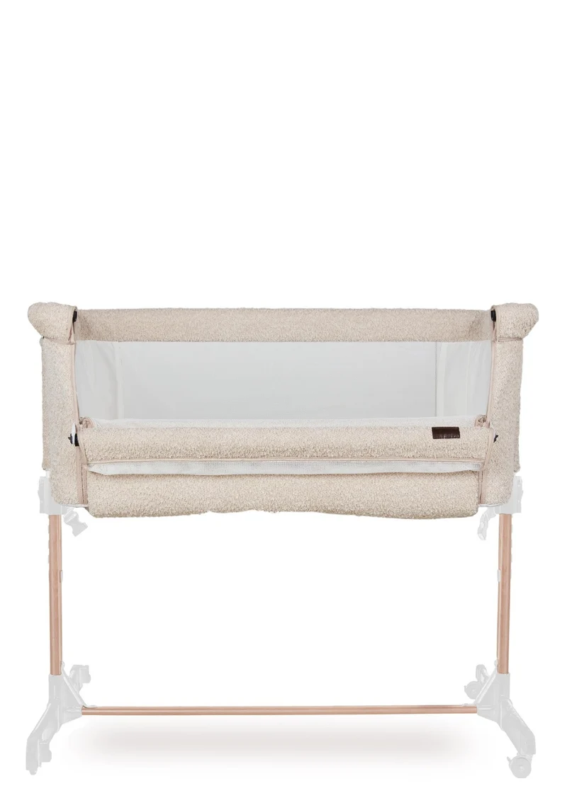 Beistellbett 'Side by Side' Natural Bouclé Sheep 84 x 50 cm