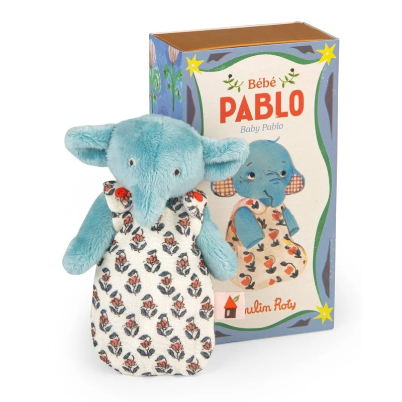 Moulin Roty Les Minouchkas Bébé Pablo Plüschtier Elefant