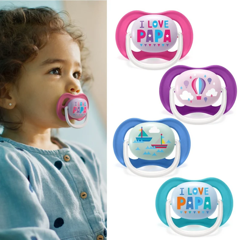 Philips Avent Ultra Air Schnuller | Gr. 2 (6-18M) I love Daddy