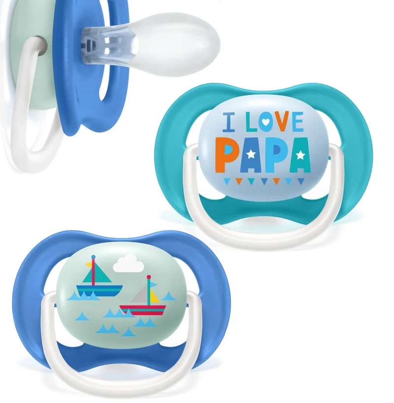 Philips Avent Ultra Air Schnuller | Gr. 2 (6-18M) I love Daddy