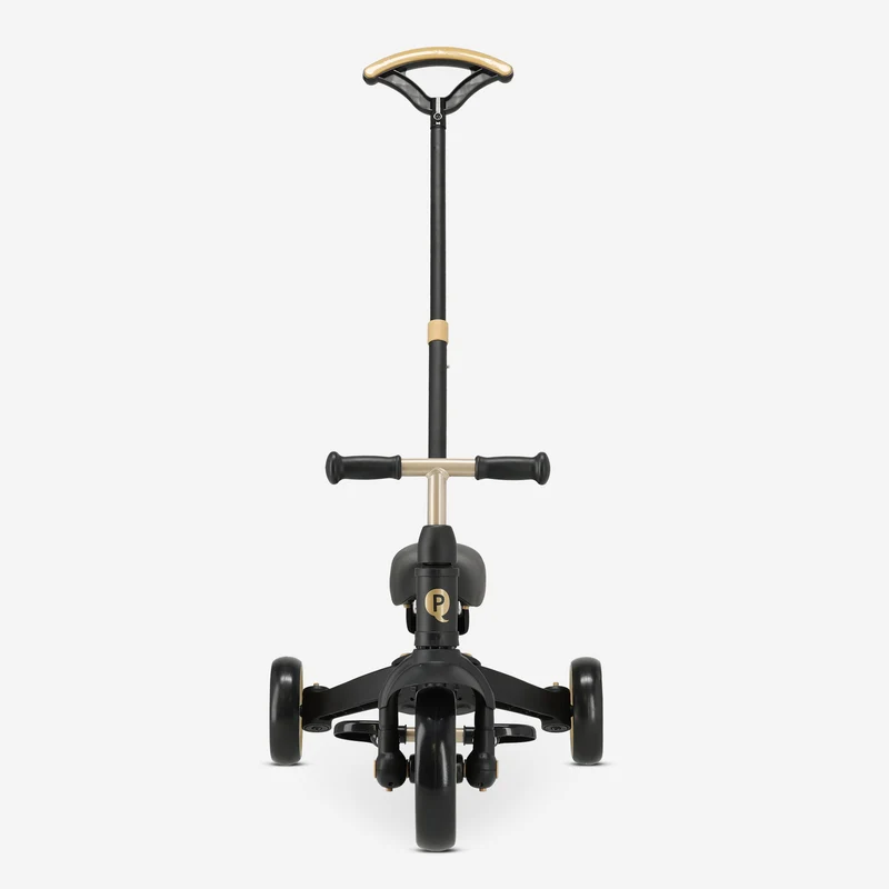Qplay Stager 3-in-1 Dreirad - Schwarz/Gold