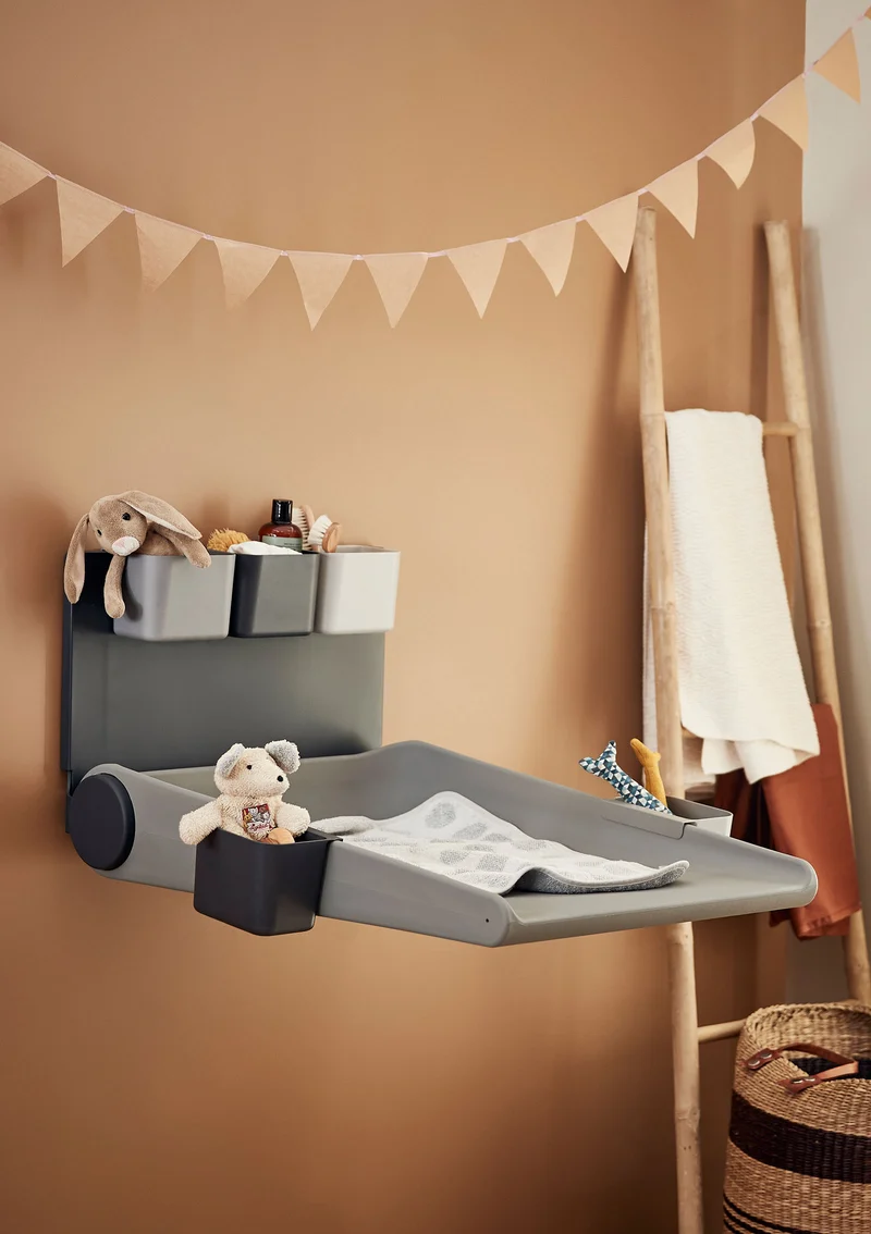 Wandwickeltisch 'Wally' Dusty Grey