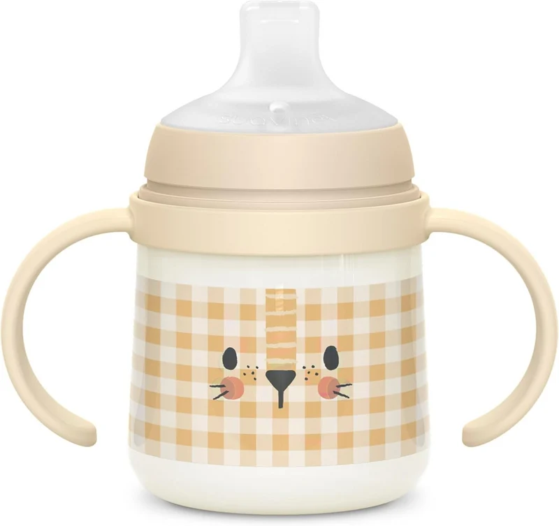 SUAVINEX Day & Night kubek niekapek świecący w ciemności 150 ml 6 m+