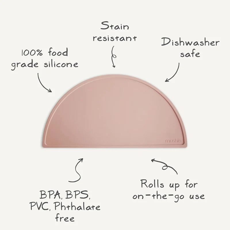 MUSHIE podkładka silikonowa mata pod talerz