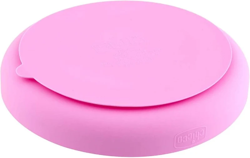 CHICCO Easy Menu talerz trójdzielny silikonowy z przyssawką 12 m+