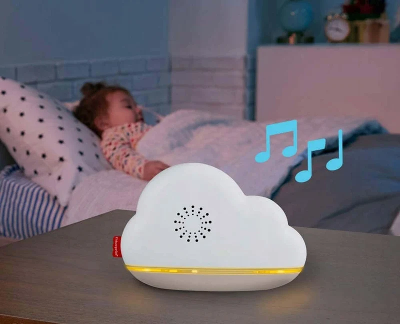 FISHER PRICE karuzela z czujnikiem hałasu, lampka "O