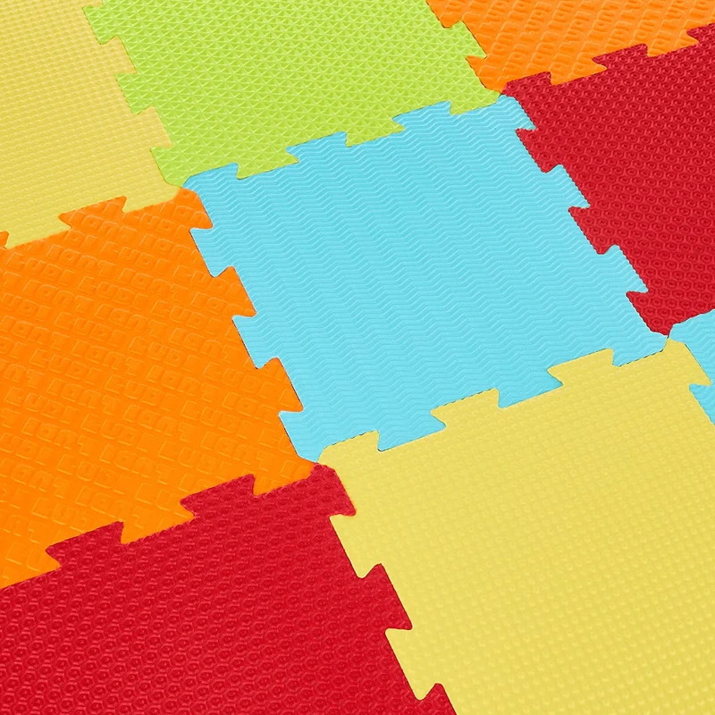 LUDI mata składana puzzle SENSORYCZNE 90x90
