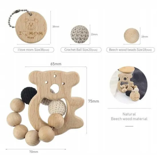 DREWNIANY GRYZAK koala
