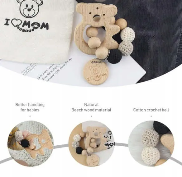 DREWNIANY GRYZAK koala
