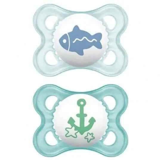 MAM ORIGINAL smoczek uspokajający 2-6m box steryli KAUCZUK
