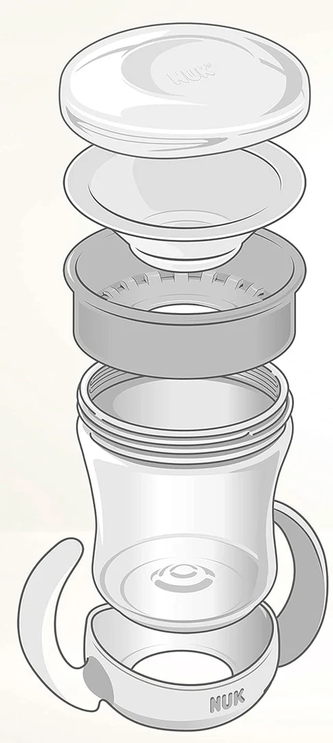 NUK Mini Magic Cup kubek niekapek 360° 160 ml 6 m+