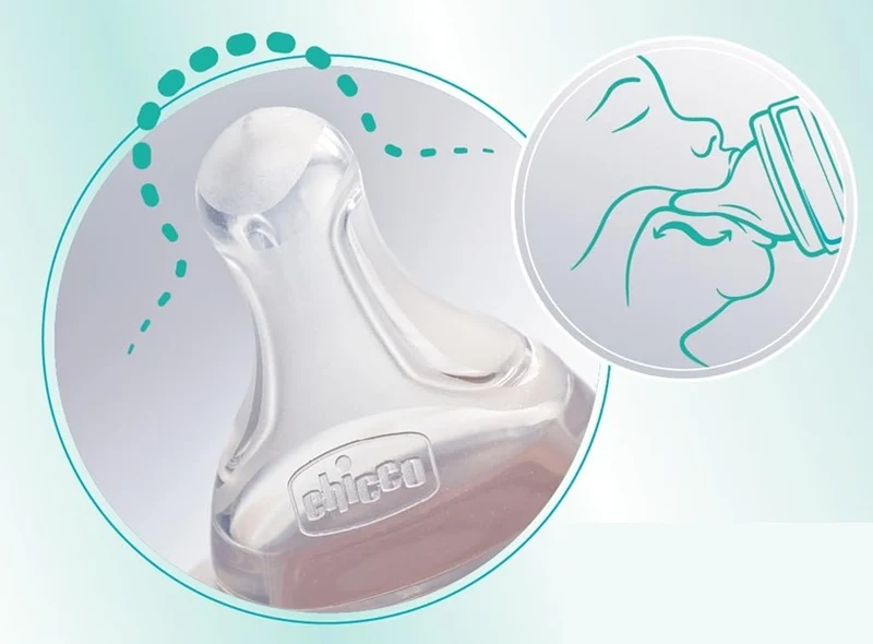 CHICCO Perfect 5 butelka antykolkowa 150 ml smoczek 1 wolny przepływ 0 +