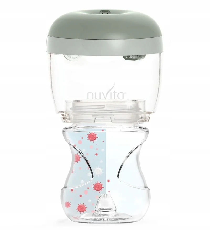 NUVITA MellyPlus 2 podręczny sterylizator UV do smoczków butelek 2 minuty