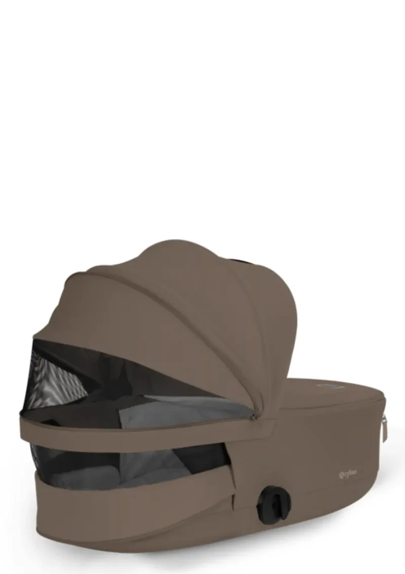 Kinderwagen-Set 'e-Priam Comfort' Coconut Brown / Matt Black Frame