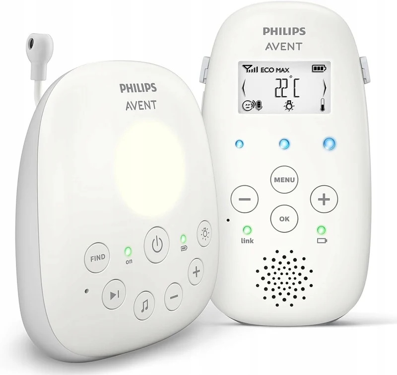 PHILIPS AVENT SCD713/26 niania elektroniczna audio DECT Smart ECO