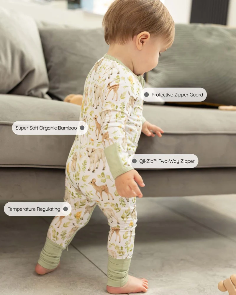 BABYGO® Farmyard-Schlafanzug mit Reißverschluss