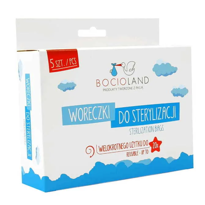 BOCIOLAND woreczki do sterylizacji mikrofalowej 5szt