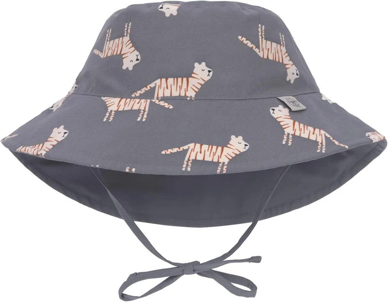 LASSIG Tygrys dwustronna czapka bucket kapelusz 43-45 cm 3-6 m 80 UV