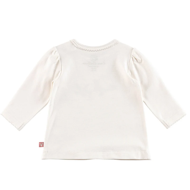 Sterntaler Jersey Baby Shirt Ecru Esel Rosa