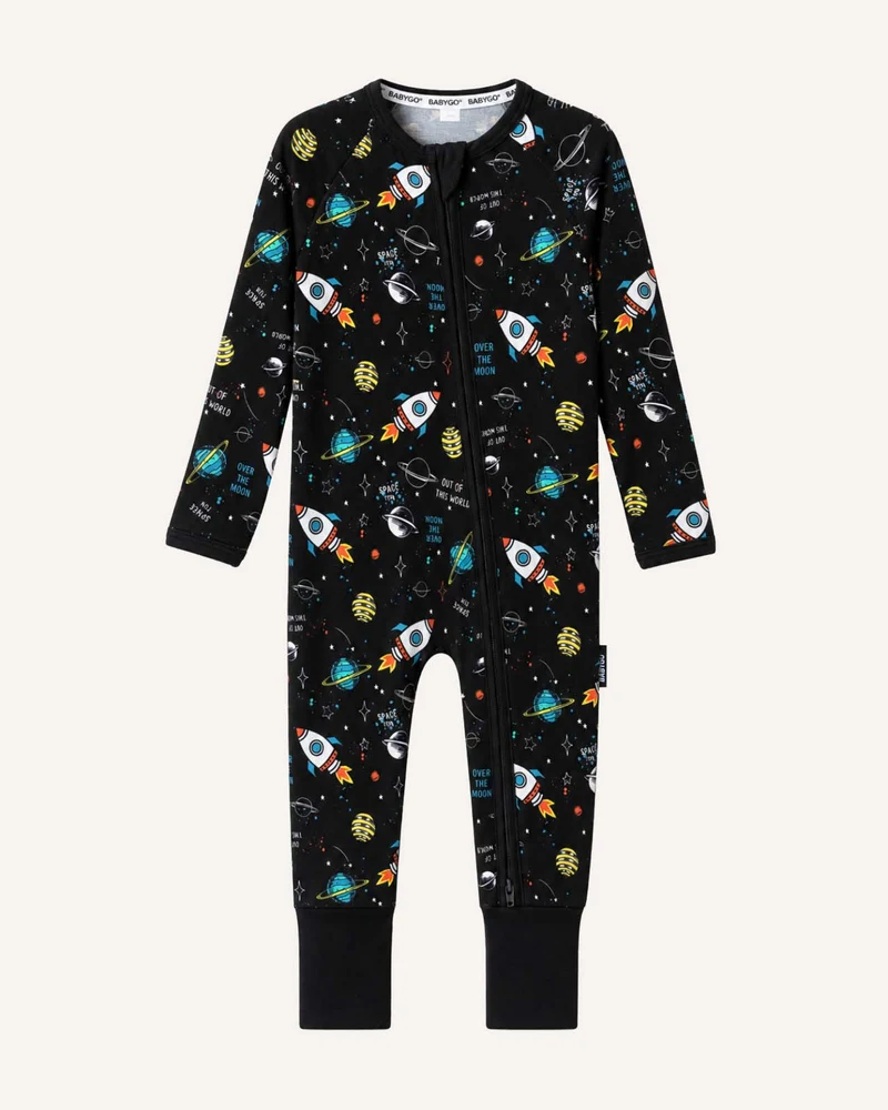 BABYGO® Space Zip Schlafanzug