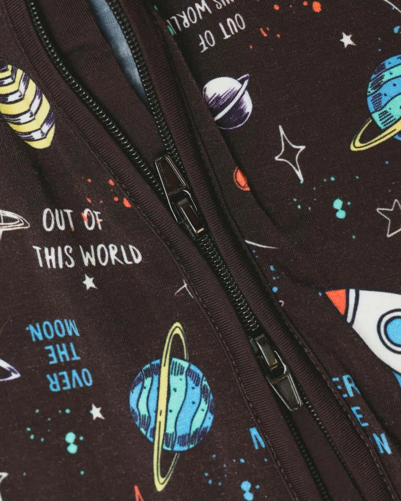 BABYGO® Space Zip Schlafanzug