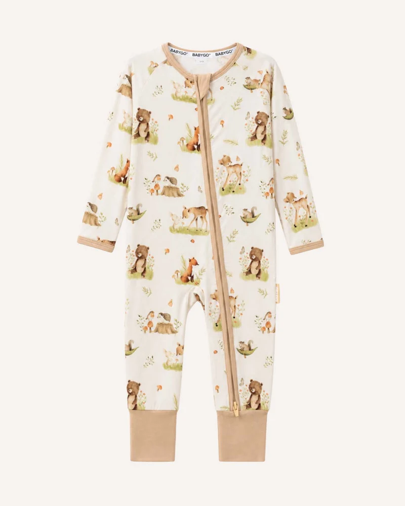 BABYGO® Woodland Zip Schlafanzug