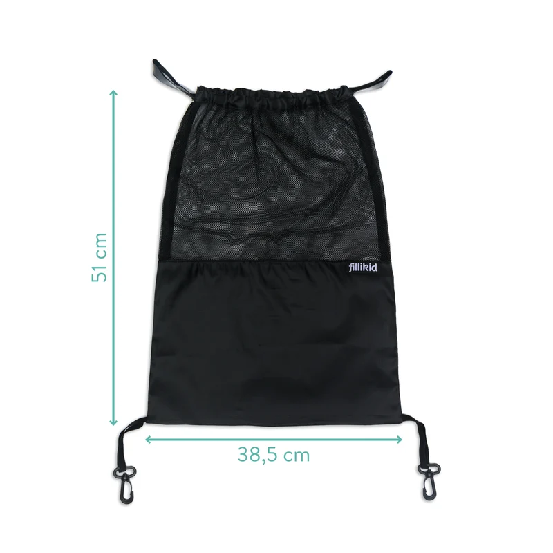 Fillikid Kinderwagennetz schwarz