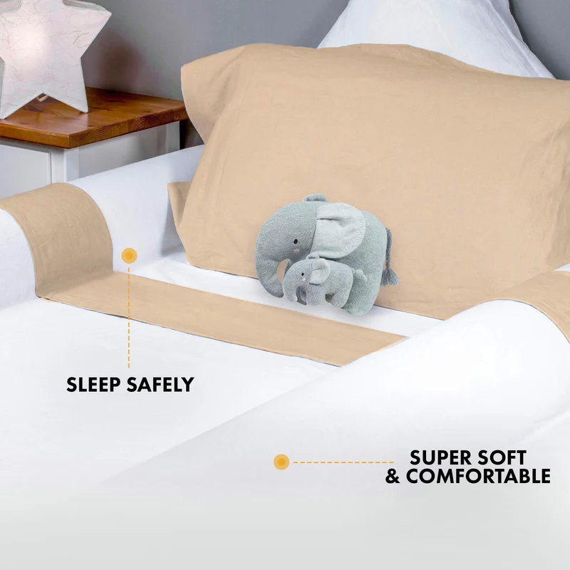 Deryan Luxury Bed Rail - Sicherheitsgitter - Bettumrandung - perfekt für 77 bis 180 cm und Montessori-Betten