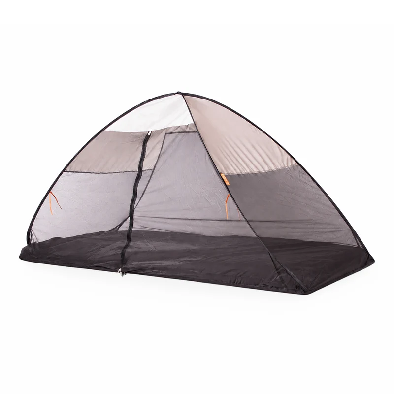 Bettzelt Pop-Up Creme - 200x90cm - Moskitonetz höchster Qualität