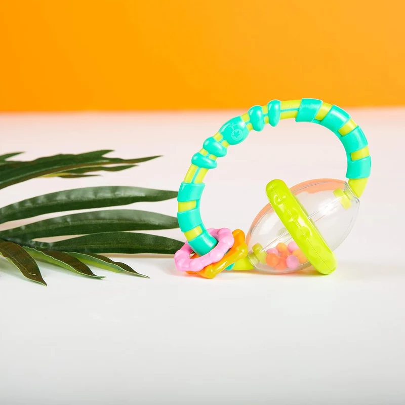 BRIGHT STARTS Grab&Spin grzechotka 3msc+